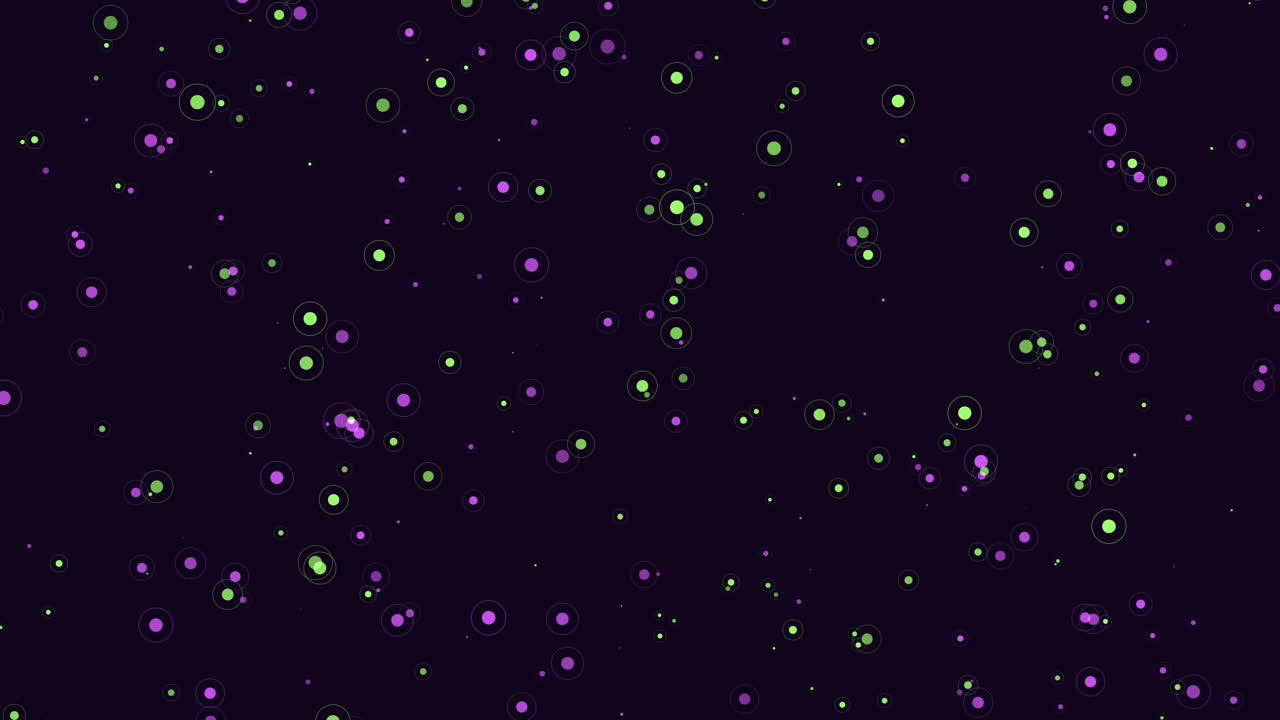 검은 은하계에서 무지개 led 빛으로 화려한 색종이 조각을 움직입니다.