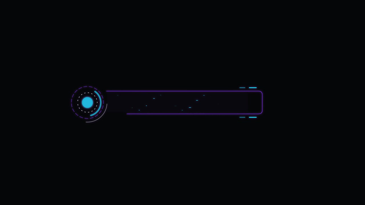 Animated Futuristic Lower Third Graphic Overlay