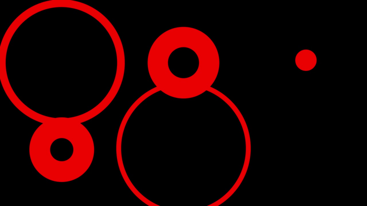 Shape animation circle spreading motion graphics