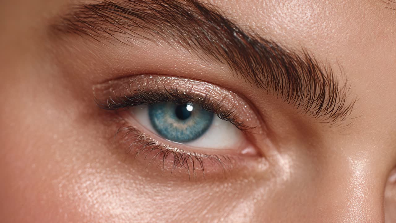 A Stunning Close-Up of a Beautiful Eye Highlighting Its Color, Unique Texture, and Detail, Emphasizing Natural Beauty and Captivating Features
