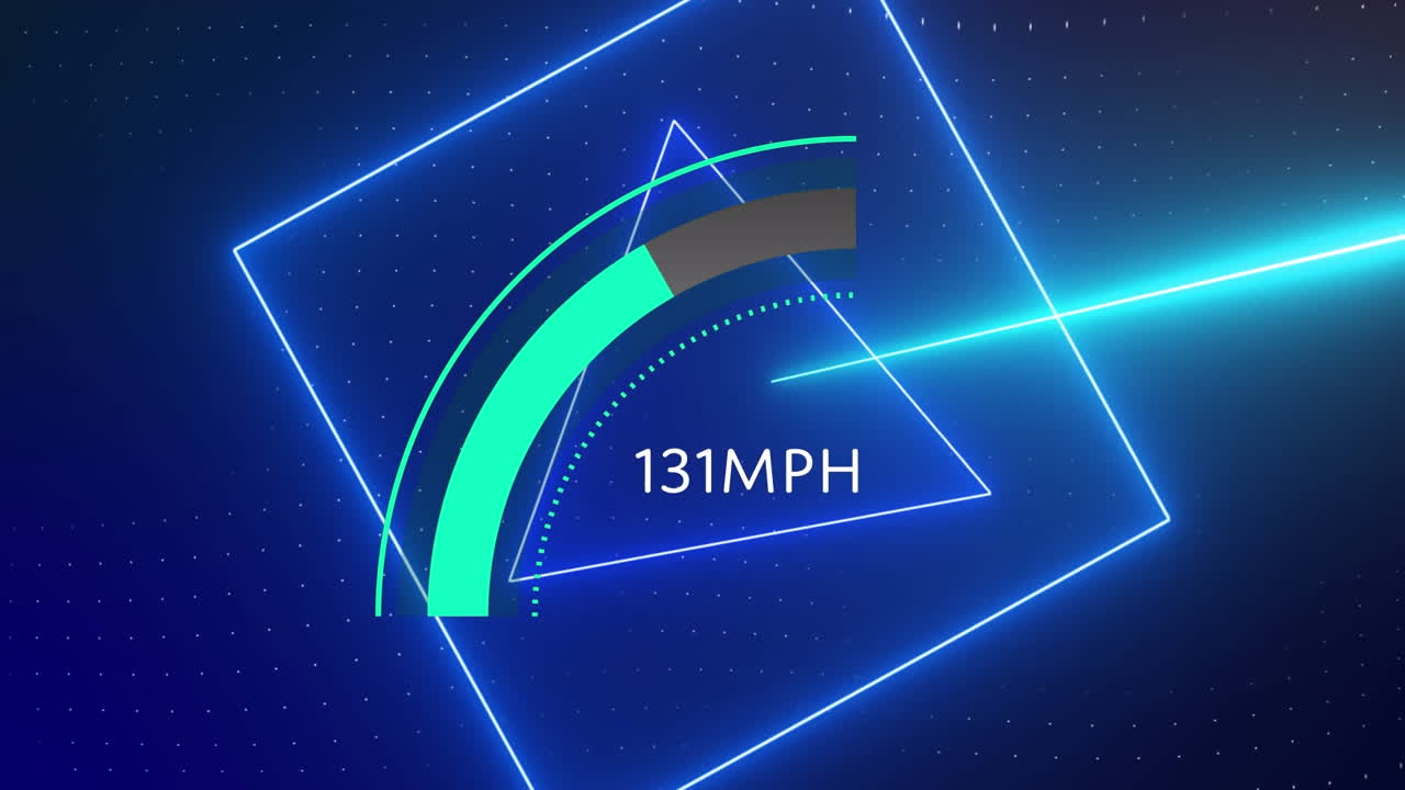 анимации геометрических фигур на темном фоне