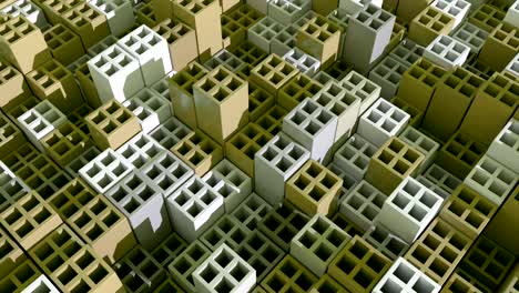 cubos 3d abstractos.