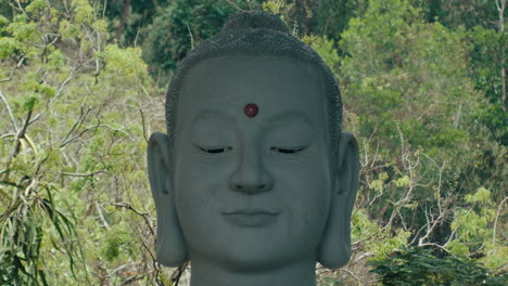 Buddha-statue-looking-down.-Static-shot