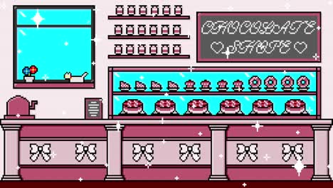 pixel strawberry chocolate shop looping animated background. 1080p (1).mp4