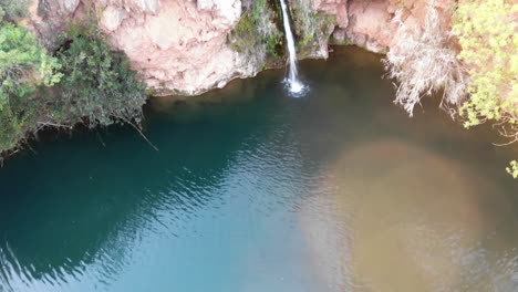 reveal of pego do inferno waterfall in santo estevao, algarve