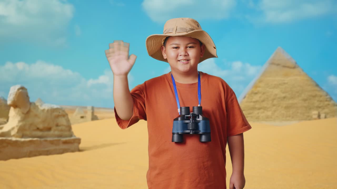 Boy Explorer in Egypt