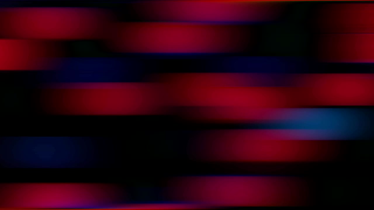 movimiento distorsionado y borroso de luces brillantes multicolores