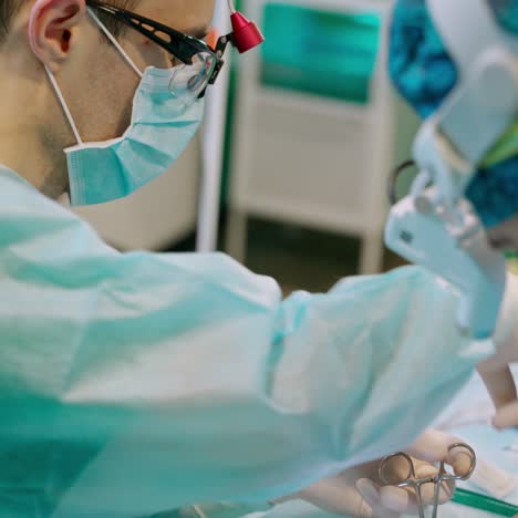 medical team performing operation
