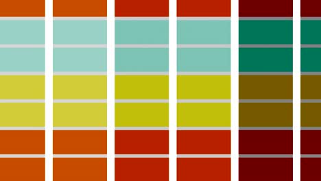 dos barras de color 2d que se mueven, punto de anclaje de arriba a izquierda a abajo a derecha a abajo en un fondo.