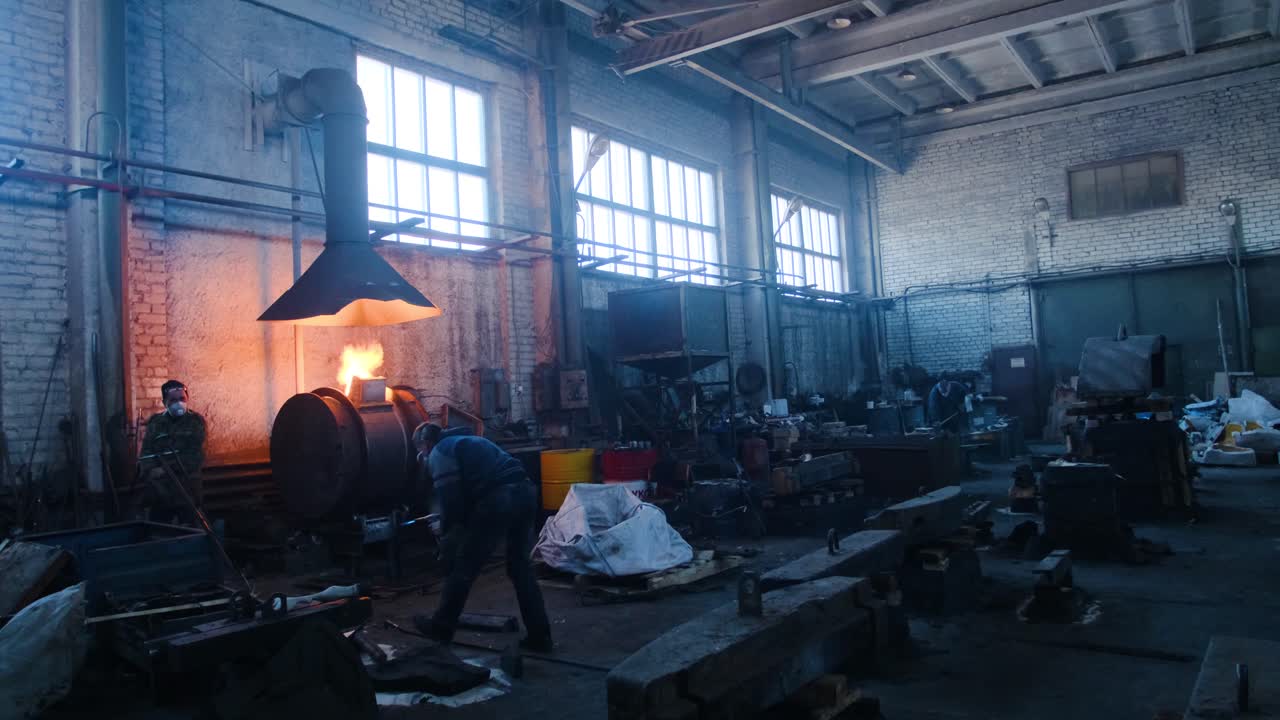 산업 금속 가공 공장