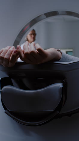 patient undergoing a ct scan