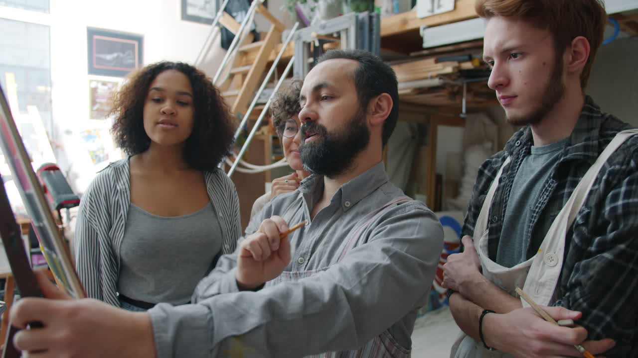 Art Class in Progress