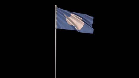 antarctica flag with alpha channel