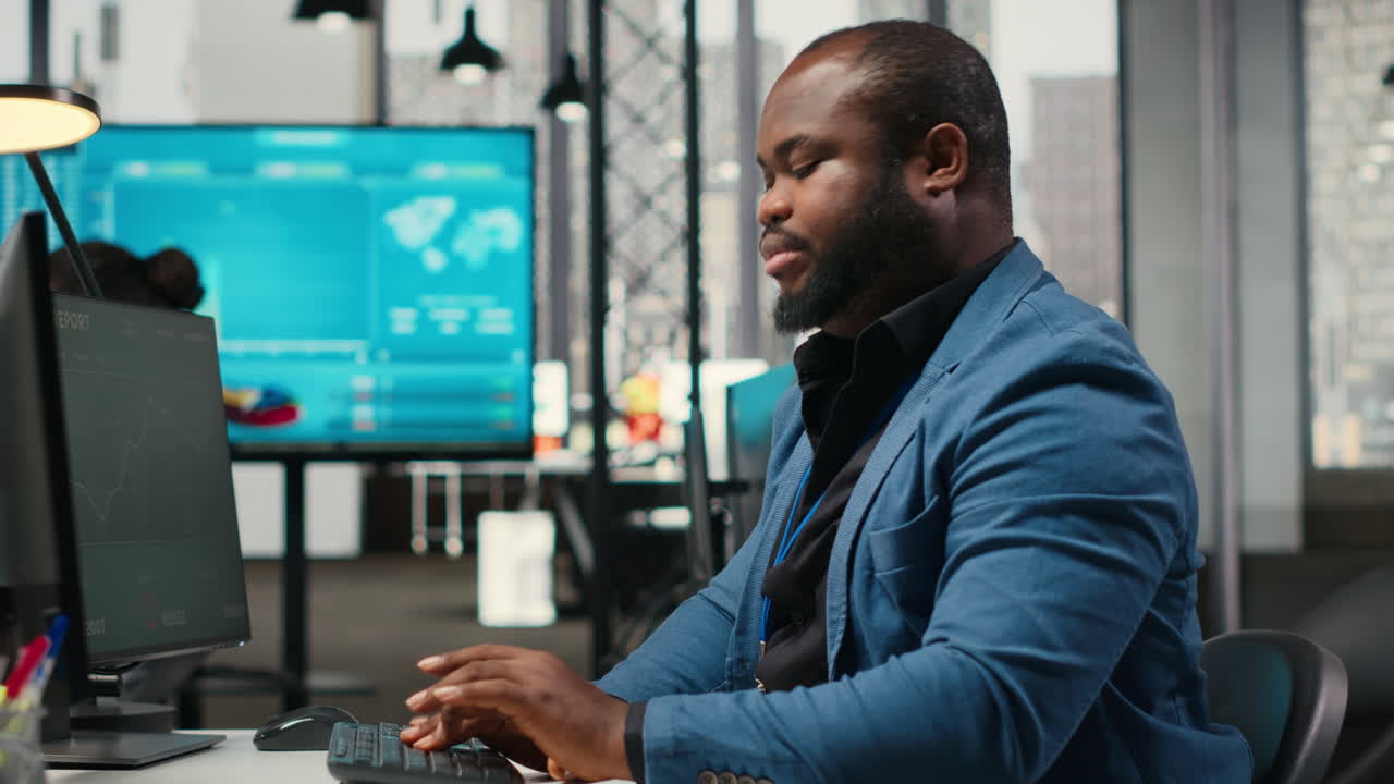 Vertical Video Close up of secretary pushing a trolley cart with papers and stack of files