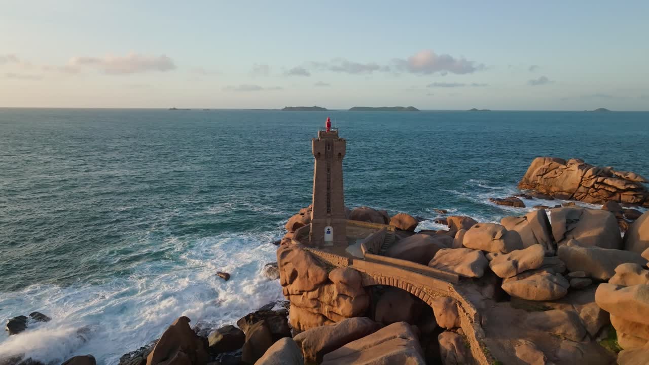 Orbit of Phare Du Mean Ruz Lighthouse in Bretagne France