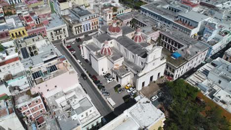 catedral de san juan bautista san juan puerto rico disparo de dron