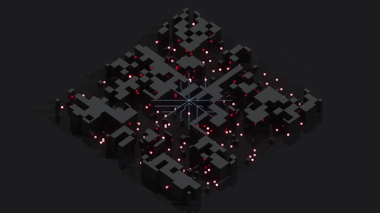 Luminescent circuit boards and technical materials,3d rendering.