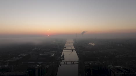 unbelievable fog conditions in dublin 4k cinematic drone footage 05- co.dublin - ireland