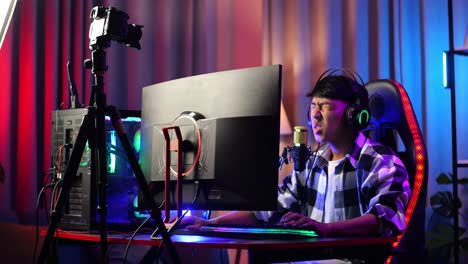 gamer streaming session