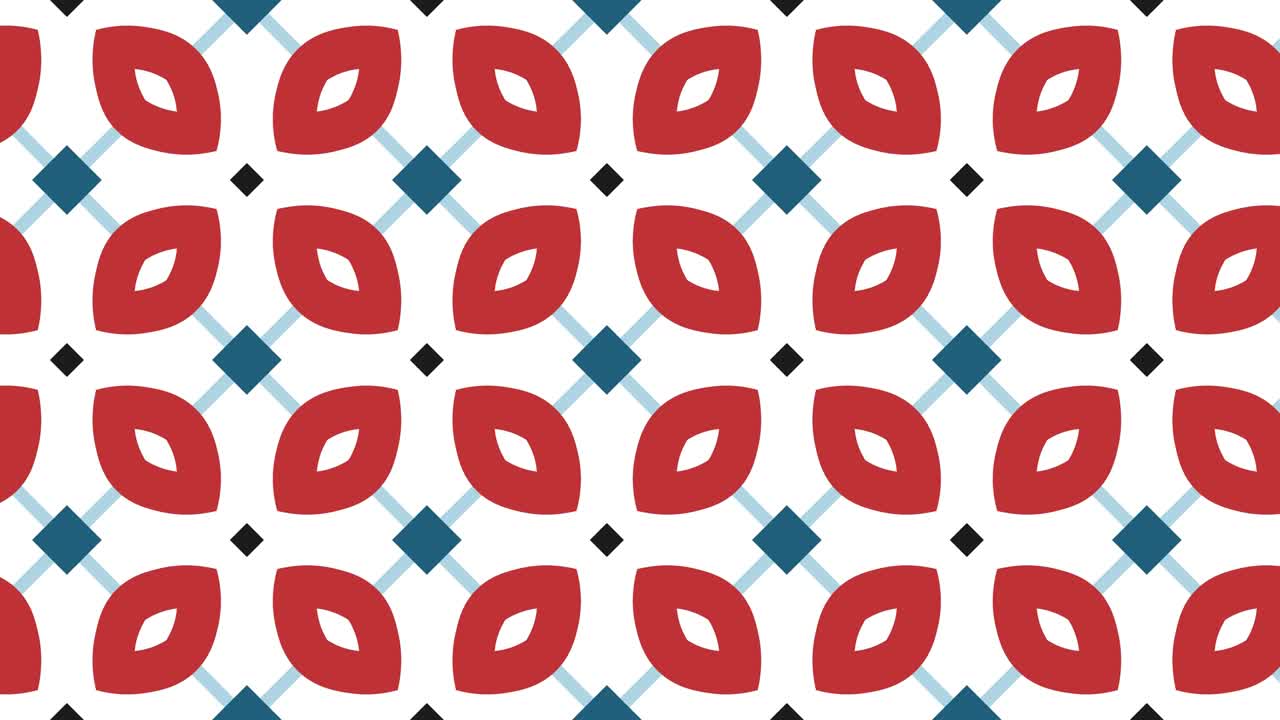 Animated seamless pattern design floating