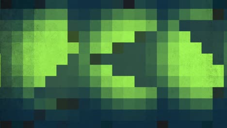 abstract pixelated pattern consisting of varying shades of green and black squares arranged in a random yet visually striking manner, offering a versatile and intriguing design element