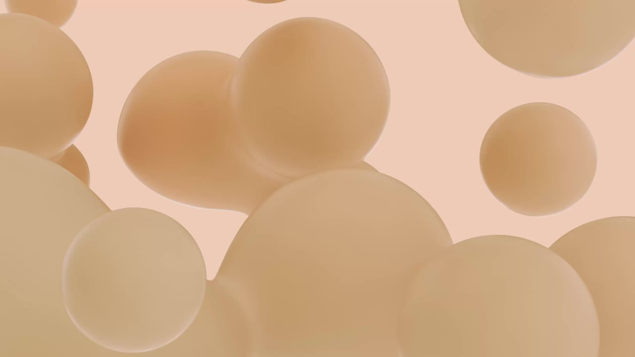 Abstract liquid blobs, soap bubbles background.