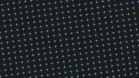 Symmetrical-grid-of-blue-crosses-on-black-background