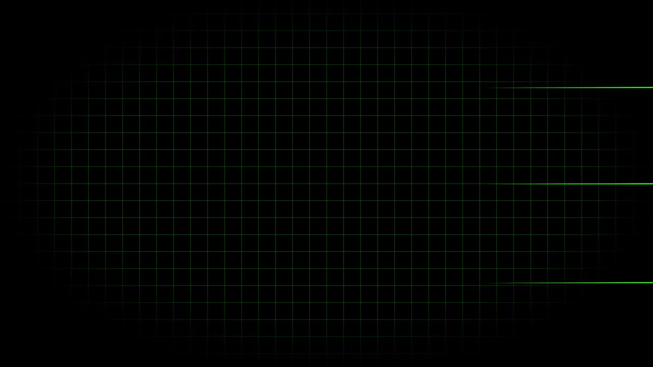 전기 심장 기록 오실로스코프 파동 형태 애니메이션 모션 그래픽