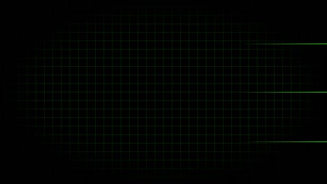 electrocardiograma osciloscopio forma de onda animación gráficos de movimiento