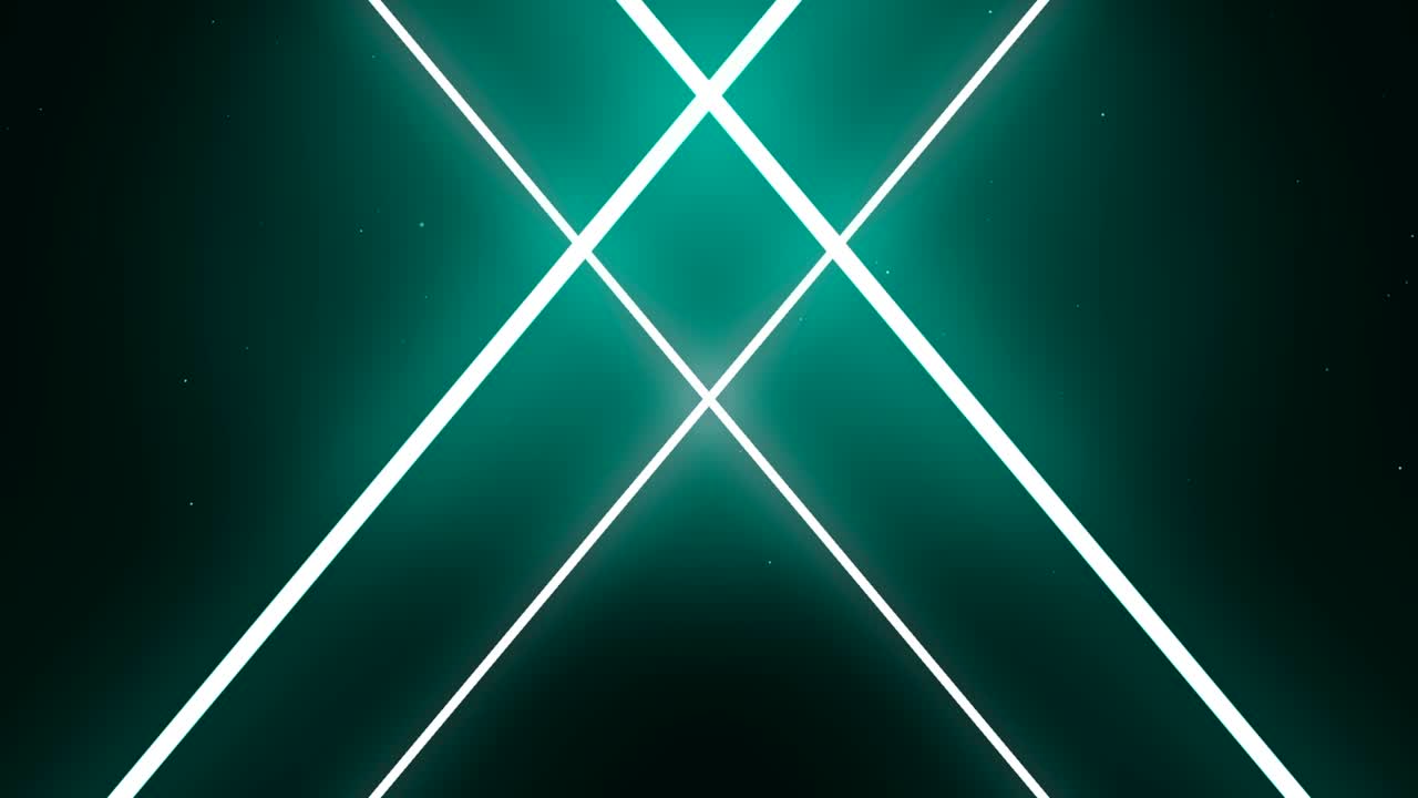 animación de líneas de neón que cruzan. movimientos sincrónicos