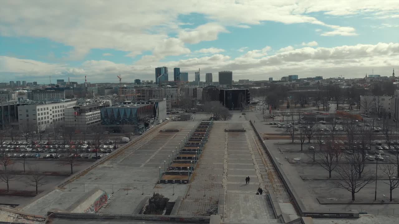 городской пейзаж воздушный вид европейского города