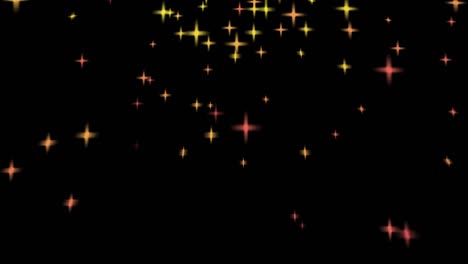 glitter black background particle loop animation