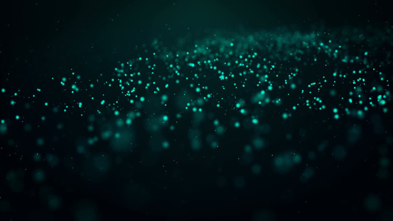 abstract digital particle wave background - 4K