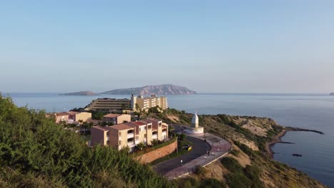 Aerial-view-of-El-Morro-hill-in-Lecheria,-located-in-the-north-of-Anzoátegui-State,-Venezuela