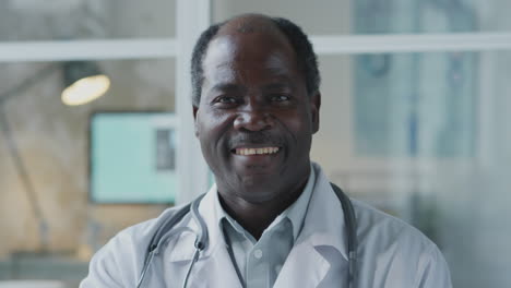 portrait of a smiling doctor