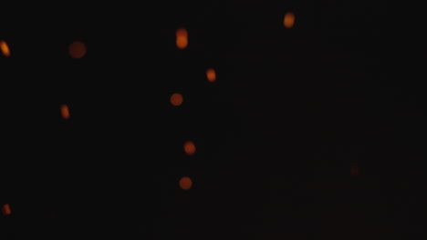fire sparks at night