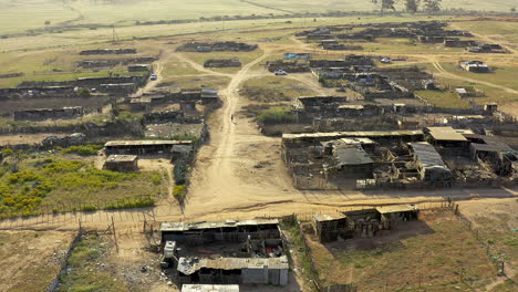 profundamente en el corazón de la zona rural de sudáfrica