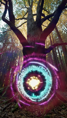 enchanted forest oak tree