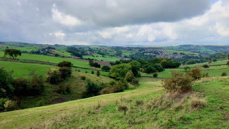 beautiful english countryside in the north of england