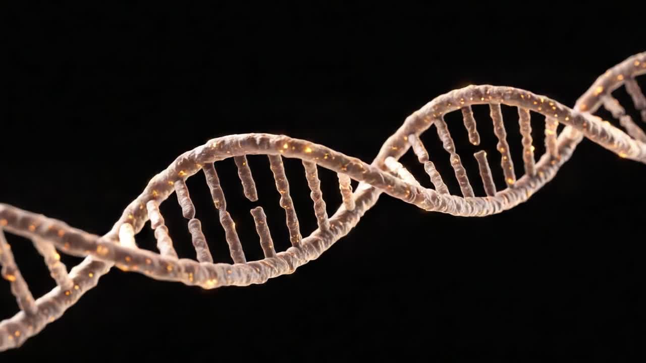 Exploring the Intricacies of DNA Structure: A Detailed Visualization of the Iconic Double Helix with Emphasis on Its Unique Features and Molecular Complexity