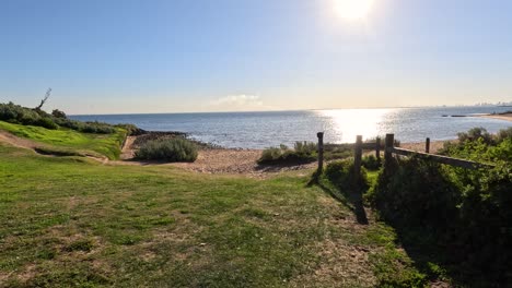 sunny day at brighton beach, melbourne