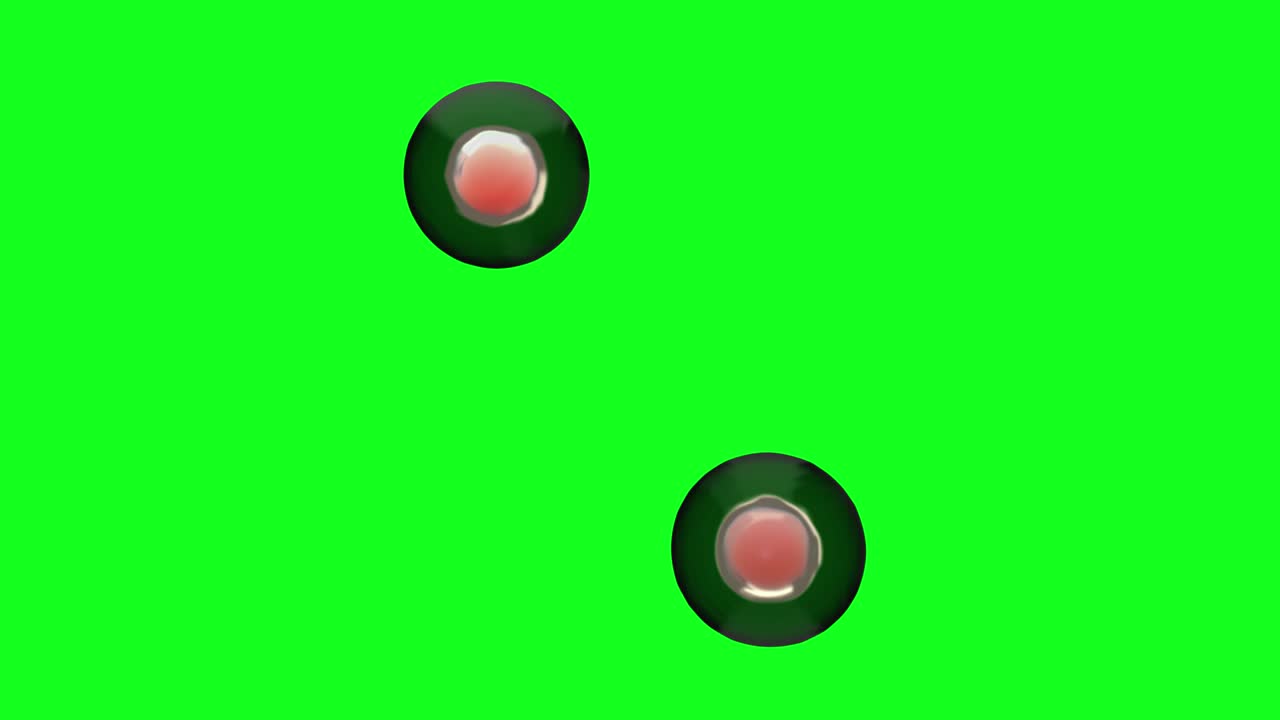 Mitosis process of cell division in the organic nature. Biology and cell reproduction animation