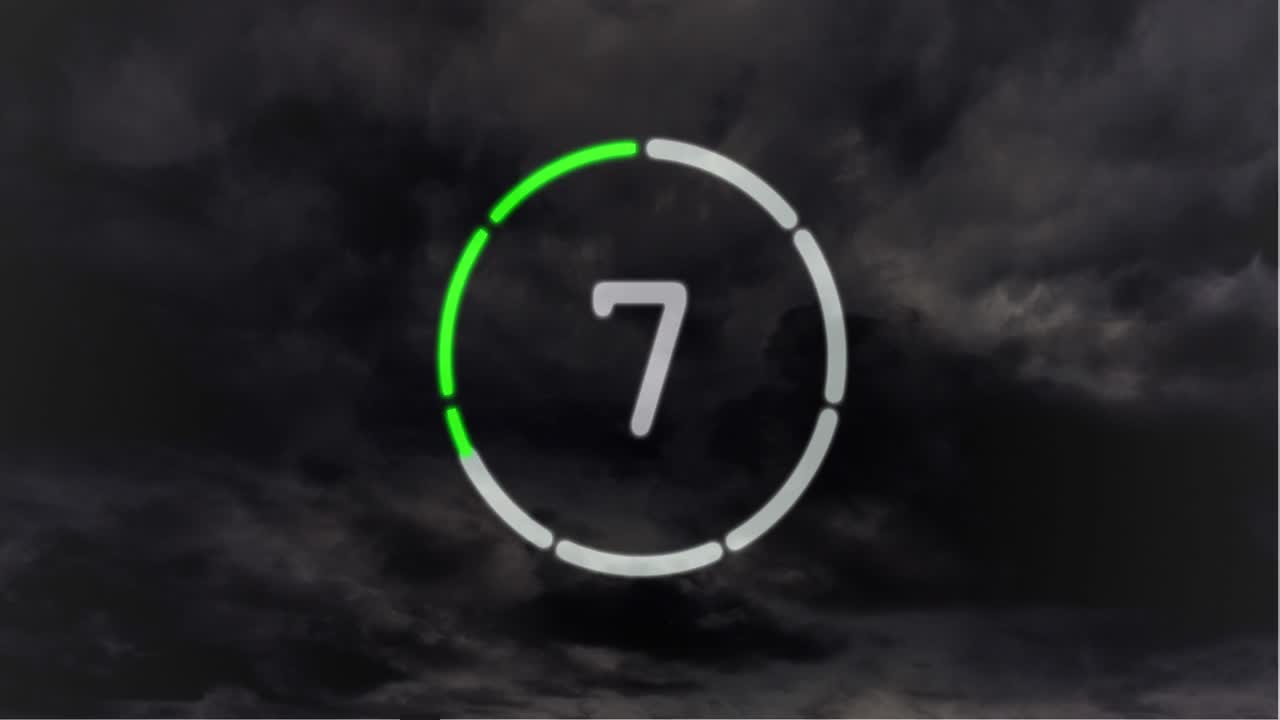 카운트다운 비디오 4k