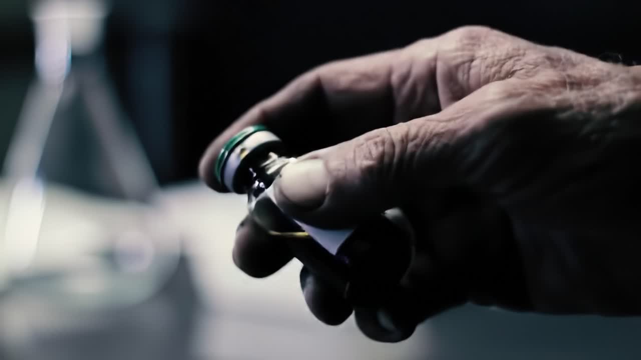 A Close-Up Encounter with a Mysterious Vial: Exploring the Significance of Its Contents and the Intrigue Surrounding Pharmaceutical Discoveries