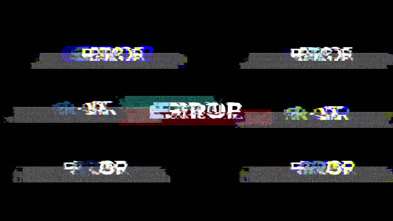 Error Glitch Art