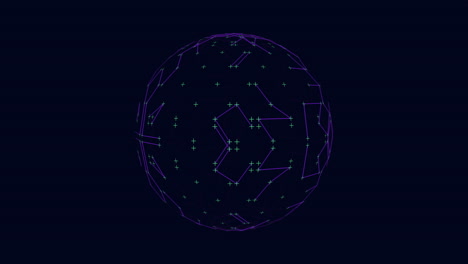 Dark-sphere-with-intricate-web-of-connections-on-purple-background