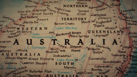 map of australia