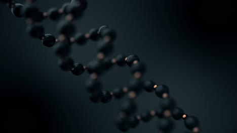 renderizado en 3d de una doble hélice de adn