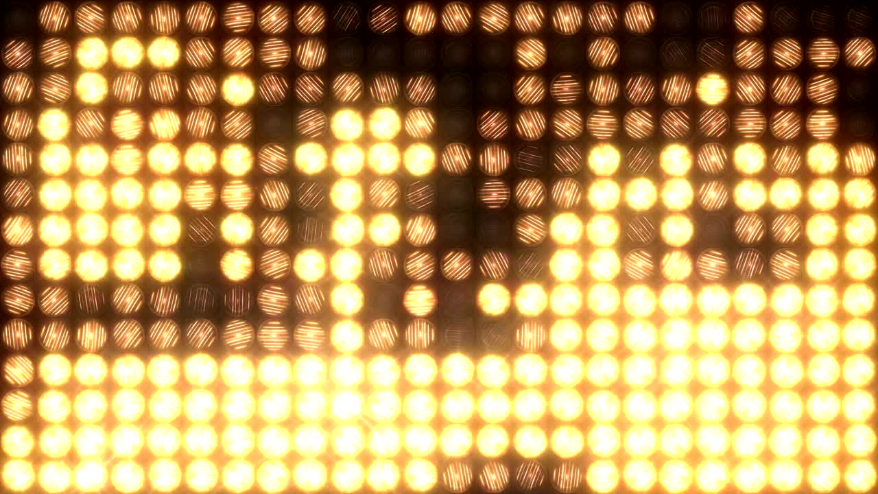 Glitch effects on the wall of light, loop