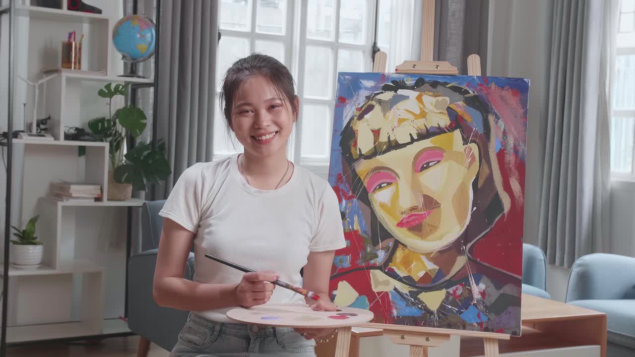 초상화를 그리는 여자